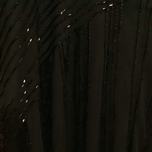 Adrianna Papell beaded Spaghetti Strap V-Neck Gown - Picture 5 of 8